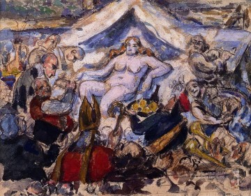 La mujer eterna 2 Paul Cézanne Pinturas al óleo